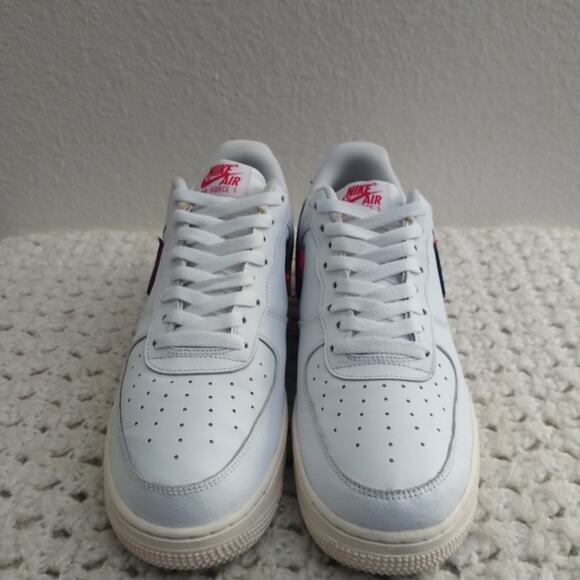 Nike Air Force 1 '07 LV8 'Tartan Plaid' men size 9.5 - Picture 2 of 12